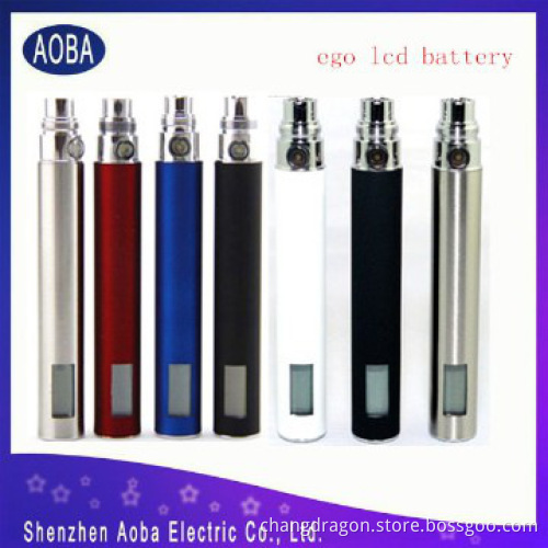 top selling electronic cigarette ego battery 1300mah lcd